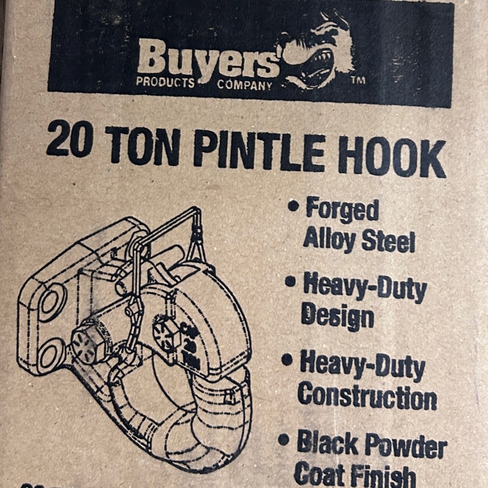 Black Pintle Hook